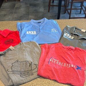 Disc golf tour shirts lot prodigy ledgestone